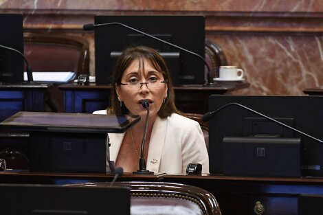 La senadora Cristina López tildó de "enfermo mental" a Javier Milei