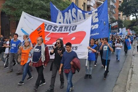 El rechazo se sintió en las calles rosarinas