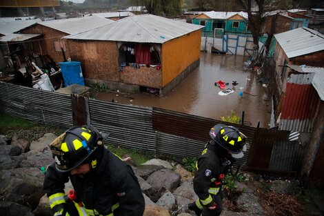 Fuerte temporal en Chile dejó un muerto y más de cuatro mil damnificados (Fuente: AFP)