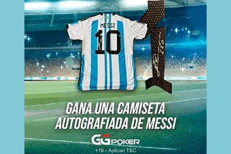 Se inicia el torneo que regala una camiseta de Messi autografiada 