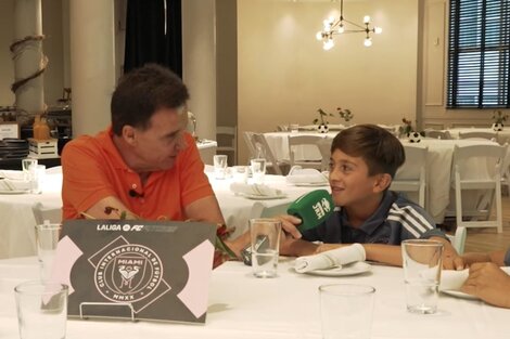 Thiago, el hijo de Lionel Messi, reveló que sueña con jugar para la selección argentina