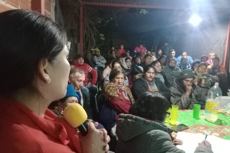 La comunidad Lule rechaza el desalojo de una madre y dos niños