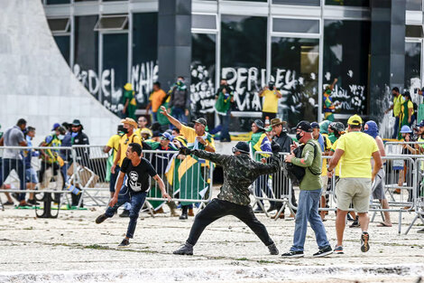 El asalto de los bolsonaristas a las sedes de las principales instituciones de Brasil.