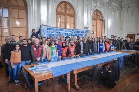 La reunión organizativa del encuentro en Medicina.