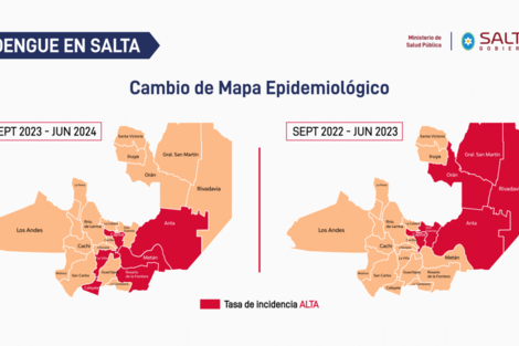 Hubo un 60% más de casos de dengue en 2022-2023