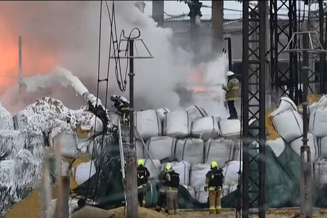 El ejército ruso atacó instalaciones energéticas en Ucrania.