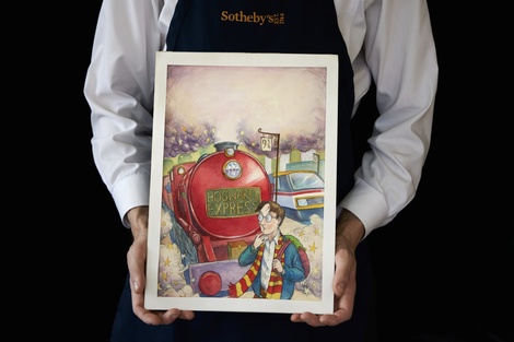 Subastan la ilustración original del primer libro de Harry Potter
