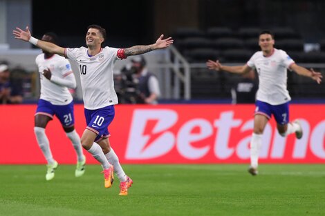 Pulisic celebra su golazo ante Bolivia (Fuente: AFP)