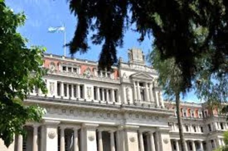 El Palacio de Tribunales, donde funciona la Corte Suprema