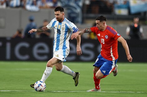 Lionel Messi, clave en el dominio de la Argentina.