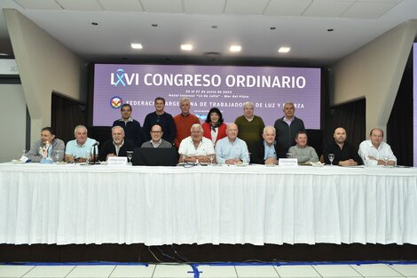 Luz y Fuerza manifestó su rechazo a la Ley de Bases