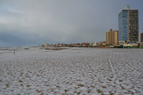 Fin de semana de nieve y mar: pronostican nevadas en Mar del Plata y la Costa Atlántica