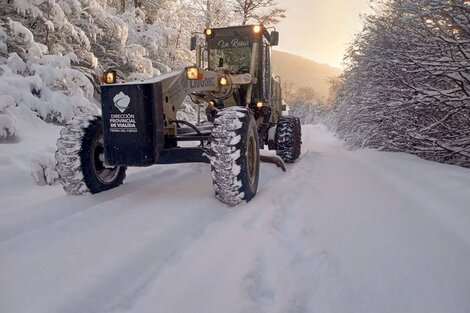 Alerta amarilla por fuertes nevadas en dos provincias