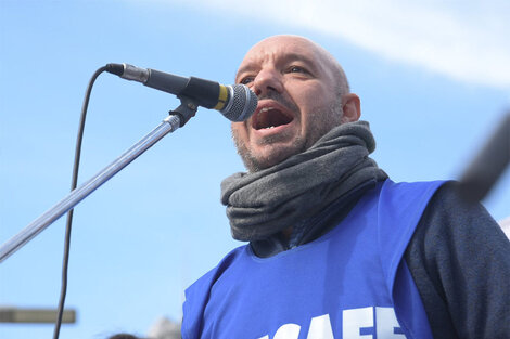 Rodrigo Alonso, secretario general de Amsafe.