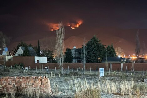 Se desató un incendio forestal en Tafí del Valle y afecta a 200 hectáreas