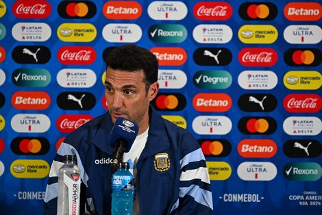 Scaloni, en la previa de la final: "Vamos a intentar ganarla desde el juego"