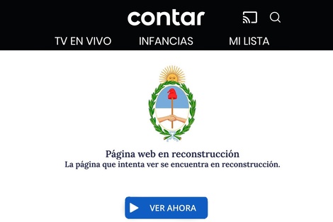 El gobierno cerró la plataforma gratuita Cont.ar