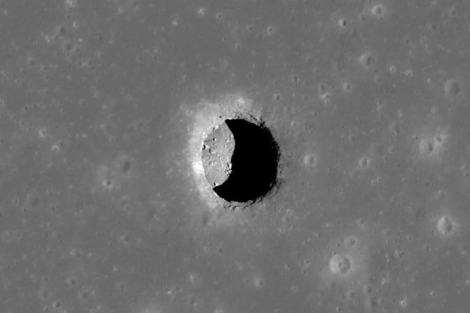 La NASA confirma la existencia de túneles en la Luna