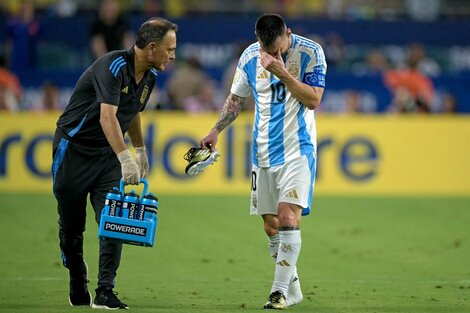 Inter Miami confirmó la lesión que tuvo Lionel Messi durante la final de la Copa América (Fuente: AFP)