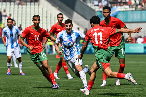 Escándalo: el VAR anuló el gol de Argentina vs Marruecos casi 2 horas después (Fuente: AFP)