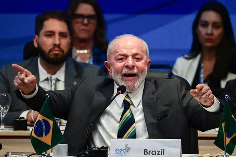 Lula presentó la "Alianza Global contra el Hambre" en una reunión del G2O (Fuente: AFP)