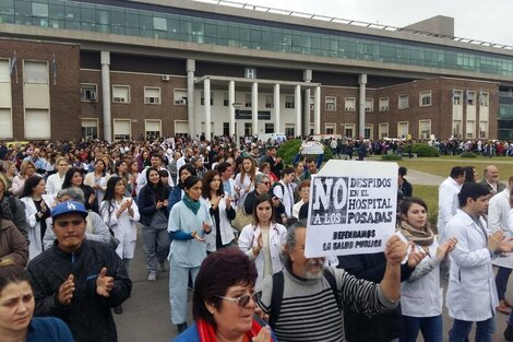 Despidos en el Hospital Posadas: profesionales de la salud marcharán el 1 de agosto 