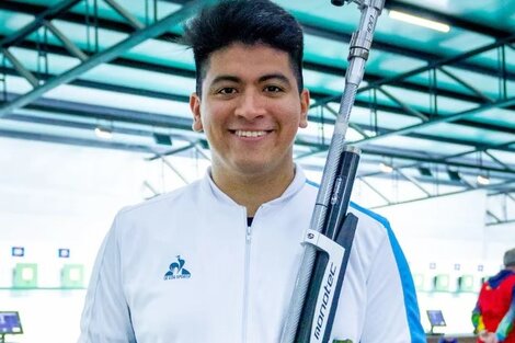 El tirador argentino Julián Gutiérrez se metió en la final de rifle de aire.