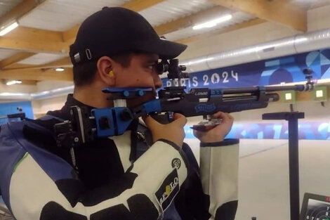 Julián Gutiérrez finalizó octavo en rifle de aire de 10 metros
