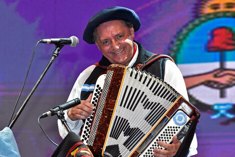 Monchito Merlo condensa la historia y la popularidad del chamamé.  (Fuente: Javier Martínez)