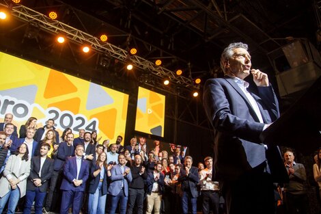 El expresidente, junto a los integrantes del "nuevo PRO"