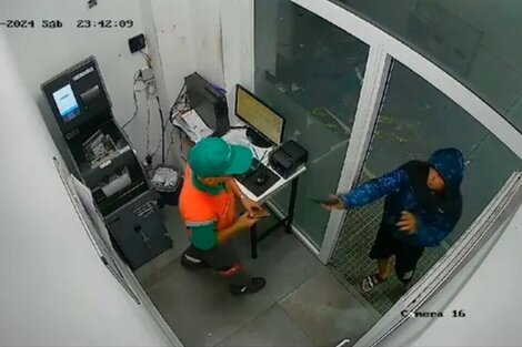 Momento en el que ultiman a Bruno Bussanich
