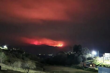 Impresionante incendio forestal en Tafí del Valle ya consumió más de 1.200 hectáreas