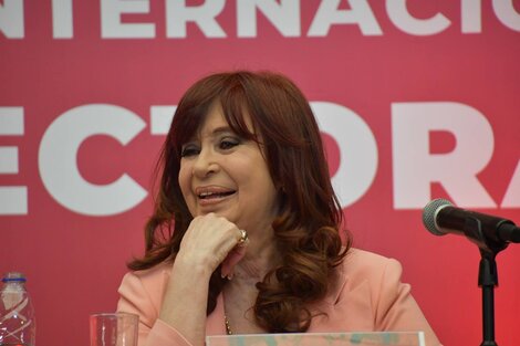 Cristina Kirchner habló hoy en México.