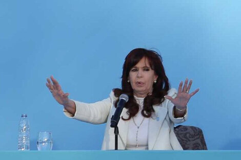 Cristina Kirchner habló hoy en México.