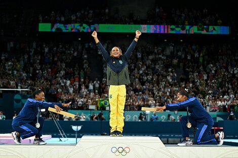 Hizo historia: Rebeca Andrade ganó el oro en gimnasia de suelo