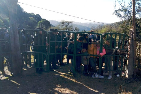 Familia campesina desalojada en Jujuy