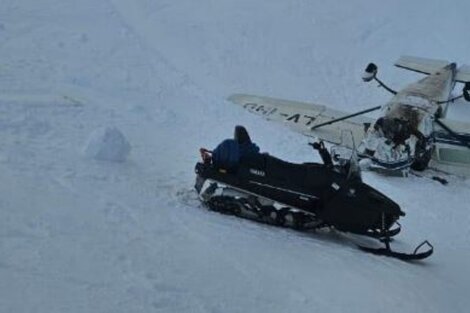 Una avioneta se estrelló en una pista de esquí del cerro Chapelco: hay dos heridos