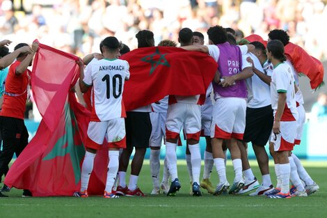 Marruecos logró un histórico bronce en el fútbol olímpico