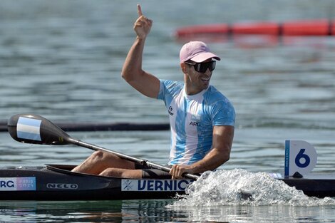 Vernice quedó a las puertas de la medalla en canotaje