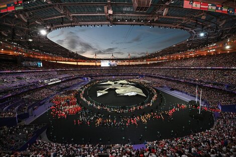 El Stade de France fue escenario del cierre de los Juegos Olímpicos.