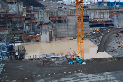 Santa Cruz: se inundó la sala de máquinas de la represa Jorge Cepernic