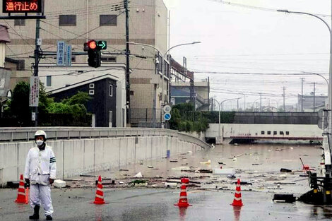 La tormenta tropical Maria deja lluvias récord a su paso por el noreste de Japón