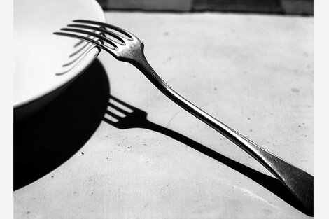 Obra Estudio con un tenedor de André Kertész