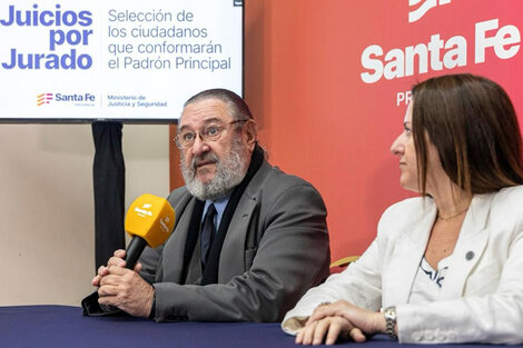 Santiago Mascheroni y Florencia Blotta, secretario y subsecretaria de Justicia. (Fuente: Prensa Gobernación)