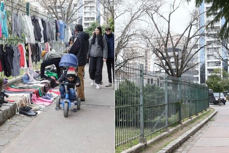 "Nos echan a la basura": el relato de una mantera desalojada del Parque Centenario