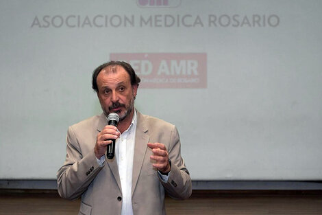 Dardo Dorato, presidente de la Asociación Médica de Rosario.