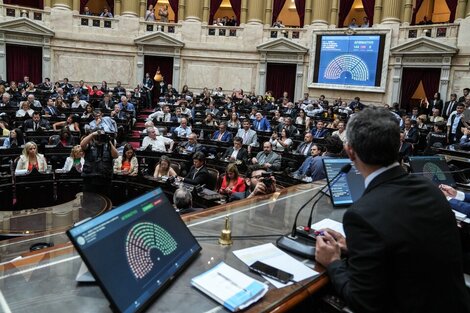 Este miércoles, la Cámara baja rechazó el DNU con 156 votos a favor, 52 en contra y 6 abstenciones. Imagen: Diputados.