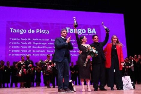 Jorge Macri fue silbado al entregar el premio en categoría Pista. (Fuente: NA)