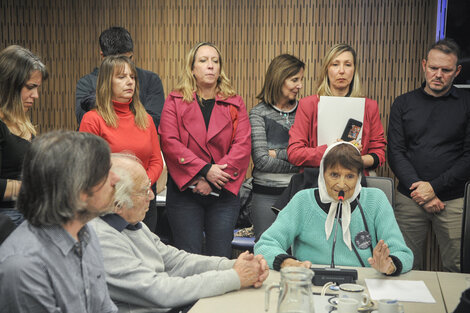 Taty Almeida y Pérez Esquivel en Diputados; Estela de Carlotto envió una nota. (Fuente: Sandra Cartasso)