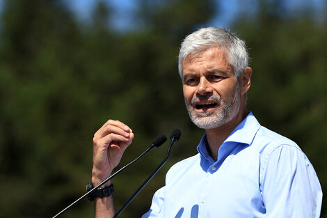 Laurent Wauquiez, político del partido de derecha Los Republicanos.  (Fuente: AFP)